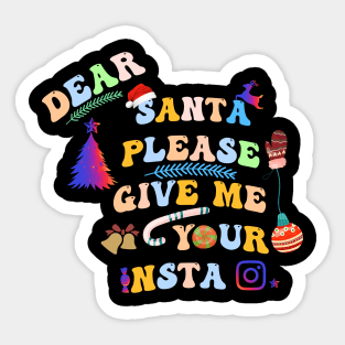 Christmas wish t-shirt Sticker